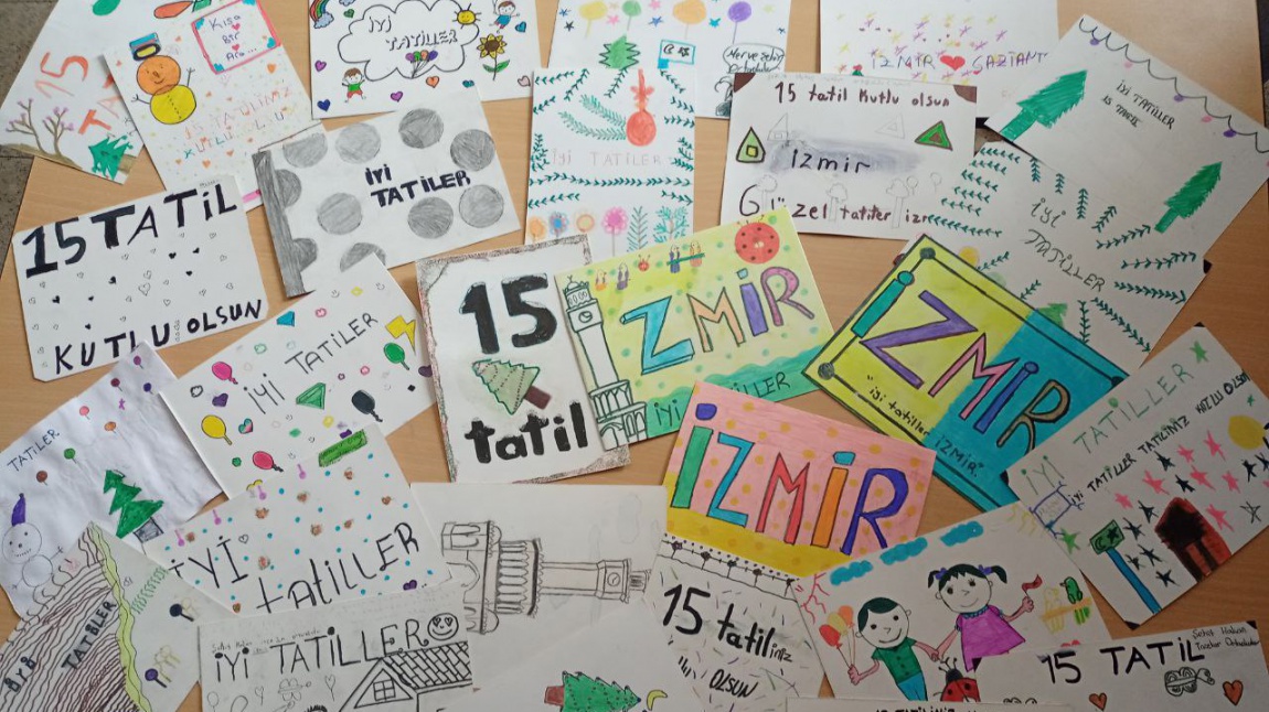 Öğrencilerimize Gaziantep/Şehitkamil Merveşehir Ortaokulu'ndan Gelen Kartpostallar
